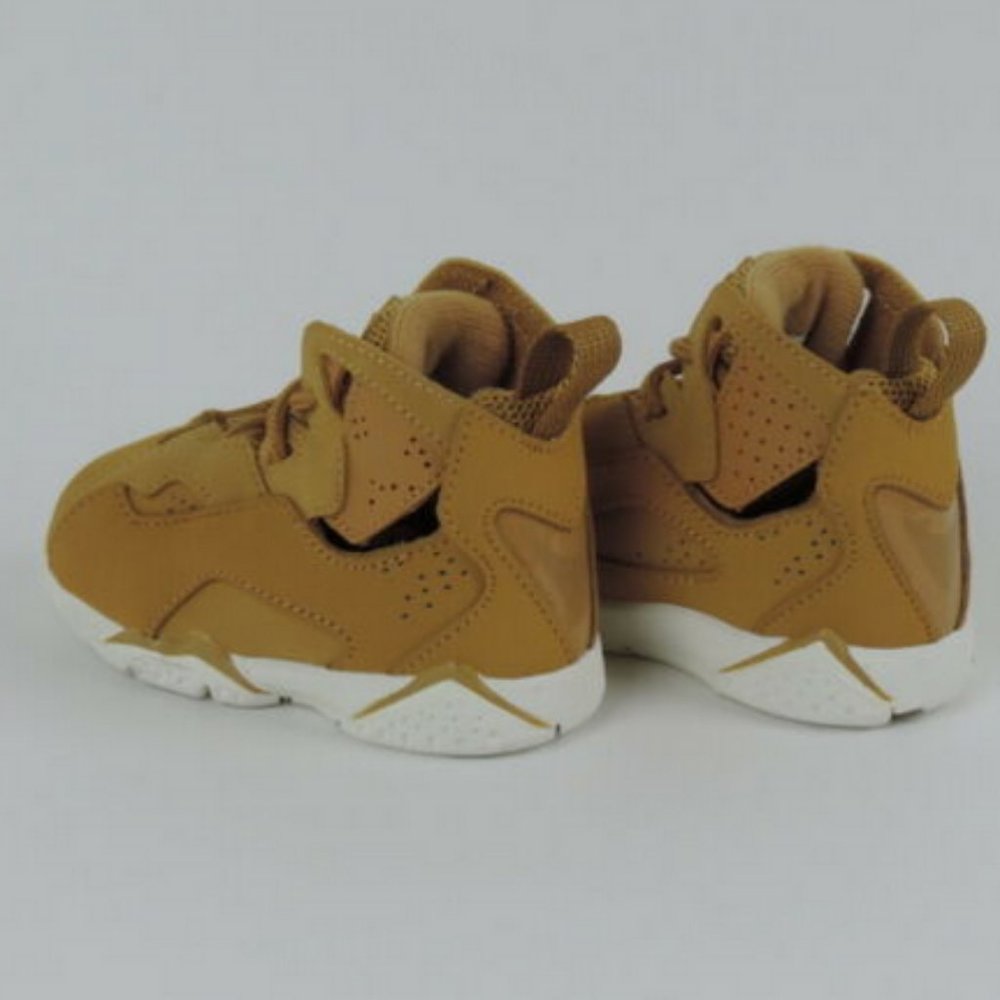 Jordan True Flight BT Toddlers Shoes Leather Golde - Picture 9 of 12